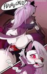 2025 anthro anthro_penetrated anus black_nose blush bottomless bottomless_anthro bottomless_female bottomwear butt canid canid_demon canine claws clothed clothed_anthro clothed_female clothed_humanoid clothing collar comic crop_top demon dialogue digital_media_(artwork) duo english_text fangs female female_penetrated fur genitals grey_body grey_fur grey_hair hair hellhound helluva_boss hi_res horn humanoid humanoid_on_anthro humanoid_penetrating humanoid_penetrating_anthro imp long_comic long_hair loona_(helluva_boss) male male/female male_penetrating male_penetrating_female mammal moxxie_(helluva_boss) multicolored_body multicolored_fur mythological_canine mythological_creature mythology open_bottomwear open_clothing open_pants pants partially_clothed penetration penile penile_penetration penis penis_in_pussy pussy red_body red_sclera red_skin sex shirt spiked_collar spikes swain_(artist) tail teeth text topwear two_tone_body two_tone_fur url vaginal vaginal_penetration white_body white_eyes white_fur white_hair