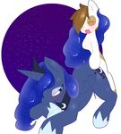  2013 all_fours bent_over blue_hair blush brown_hair crown cutie_mark doggystyle duo equine female feral friendship_is_magic from_behind hair horn male male/female mammal my_little_pony novsilv open_mouth penetration pipsqueak_(mlp) princess_luna_(mlp) sex simple_background size_difference small_dom_big_sub winged_unicorn wings young 
