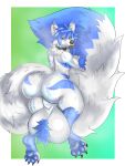 absurd_res anthro arctic_fox arctic_wolf ball_tuft balls big_balls big_butt big_tail bodily_fluids butt canid canine canis coffehybrid collar collar_only digital_drawing_(artwork) digital_media_(artwork) digitigrade domestic_cat ear_piercing facial_piercing felid feline felis femboy fluffy fluffy_tail fox freckled_butt freckled_face freckles genitals hi_res huge_balls huge_butt hybrid hyper hyper_balls hyper_genitalia lalonchera22 lips looking_at_viewer male mammal musk neck_tuft nose_piercing nose_ring nude pawpads paws piercing ring_piercing solo sweat sweatdrop tail thick_bottom_lip thick_thighs true_fox tuft wide_hips wolf
