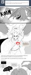 &lt;3 2015 anthro anthrofied ask_blog asriel_dreemurr caprine clothing comic english_text fatz_geronimo_(artist) fight fur gaster goat hair horn long_ears male mammal monster text tumblr undertale video_games white_fur young 