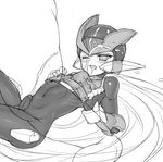  blush cum cum_on_face hair long_hair machine male male/male mega_man_(series) not_furry penis robot zero zero_(mega_man) ziz_(artist) 