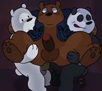  2015 anal anal_penetration balls bear bowserboy101 double_penetration erection grizzly_(character) grizzly_bear group group_sex humanoid_penis ice_bear male male/male mammal panda panda_(character) penetration penis polar_bear sex threesome uncut we_bare_bears 