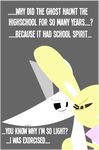  canine fox ghost humor joke lagomorph mammal rabbit shane_frost sitting spirit spooky_times tears 