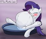  bedpan equine female friendship_is_magic horn horse labor mammal my_little_pony pony pussy rarity_(mlp) unicorn variant vore 