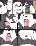  balls bear comic duo fellatio graft_(artist) humanoid_penis ice_bear incest kissing licking male male/male mammal oral panda panda_(character) penis polar_bear sex tongue tongue_out we_bare_bears 