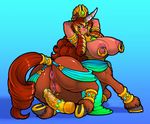 anus areola big_areola big_breasts big_butt breasts butt centaur corruption_of_champions demien dildo equine erect_nipples excellia_(coc) female horn huge_breasts human mammal nipple_piercing nipples piercing pussy sex_toy solo taur 