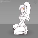  anthro breasts canine clothed clothing dofus female hair lou mammal ouginak scorpdk yellow_eyes 