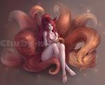  ahri animal_humanoid canine chubymi female female_only fox fox_humanoid fox_tail humanoid invalid_tag league_of_legends mammal multiple_tails solo tagme video_games 