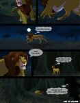 balls comic dialogue disney fan_character felid feline feral forest genitals herpestid hi_res jungle lion malaika4 male mammal meerkat moon night outside pantherine plant pridelands resting running savanna solo speech_bubble star the_lion_king timon tree venvatio zilvus
