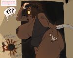absurd_res ambient_arthropod ambient_crab ambient_crustacean ambient_sealife american_opossum anthro big_breasts breasts brown_body brown_fur brown_hair clothing eyewear eyewear_on_head female fur hair hairless_tail hi_res huge_breasts lips mammal marsupial mythiilewdii one-piece_swimsuit one_breast_out overweight overweight_anthro overweight_female paige_(mythiilewdii) solo sunglasses sunglasses_on_head surprised_expression swimwear tearing_clothing thick_thighs torn_clothing torn_swimwear wide_hips