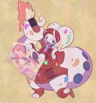 ambiguous_gender antennae_(anatomy) artist beret blue_eyes bottomless clothed clothing creating_art dragon elemental_creature fairy feral floette flora_fauna footwear gastropod generation_6_pokemon goodra hat headgear headwear hi_res hoodie hoodie_only looking_at_viewer messy mollusk mythological_creature mythological_scalie mythology nintendo paint painting_(object) plant pokemon pokemon_(species) prehensile_tail scalie signature slug smile solo tabbzart tail topwear topwear_only