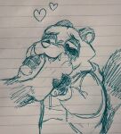 anthro bodily_fluids clothed clothing duo feet foot_fetish foot_grab foot_in_mouth foot_play foot_suck heart_symbol hoodie male mammal procyonid raccoon ronin_(character) saliva sucking topwear unknown_artist