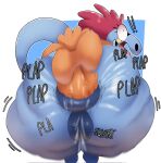 2025 alien anal anal_penetration anthro anthro_penetrated anus balls big_balls big_butt big_penis blue_body bodily_fluids butt crowundeadcat disney duo english_text exclamation_point female female_penetrated genital_fluids genitals hair hi_res huge_butt humanoid humanoid_on_anthro humanoid_penetrating humanoid_penetrating_anthro male male/female male_penetrating male_penetrating_female nude open_mouth orange_body penetration penis puffy_anus red_hair sex sylvia_(wander_over_yonder) text tongue tongue_out vaginal_fluids vulva wander wander_over_yonder zbornak
