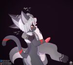 absurd_res anal anal_penetration animal_genitalia animal_penis asian_mythology bakeneko blush canine_genitalia canine_penis claws east_asian_mythology fangs felid feline fur fur_markings genitals hair hexous_kenogami hi_res humanoid_genitalia humanoid_penis iradeon japanese_mythology lifting_partner male male/male mammal markings mythology penetration penis red_eyes sean_(senz) senz simple_background tail teeth text thrusting tongue tongue_out white_hair yokai