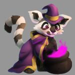 1:1 anthro arte character characterpainting digital_media_(artwork) digitalpainting drawing feral feralart furry furryoc hi_res invalid_tag lemur magic_user mammal painting potion primate sfw strepsirrhine witch