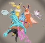 absurd_res alternate_species anal anal_penetration andromorph annoyed anthro anthrofied black_body black_nose blue_body blue_eyes butt canid canine chignon covering_anothers_face defined digitigrade double_anal double_handjob double_penetration eevee eeveelution electrical_hair electrical_mane electricity espeon excessive_penetration fantasy feet female feral filled_to_the_brim fin five_guy flareon from_behind_position fur gem generation_1_pokemon generation_2_pokemon generation_4_pokemon generation_6_pokemon glaceon glistening glistening_gem group group_sex gynomorph handjob head_tuft hi_res hidden_face hindpaw holding_arms human humanized intersex jolteon looking_at_another looking_at_viewer looking_back lying male male/female male_group mammal mane masturbation multicolored_body nintendo on_back only_one_female oral orange_body orange_fur orgasm_face orgy pawpads paws penetration penile picture_frame picture_in_picture pink_body pink_tail pointy_ears pokemon pokemon_(species) pokemorph pose pouting presenting presenting_hindquarters prick_ears pseudo_hair pseudo_mane purple_eyes quadruped quadruped_to_biped quadruple_penetration rabbit_ears red_gem seal_tail sex simple_background spanish_text speech_bubble surprised_expression sylveon tail tail_held_up text three-quarter_view tuft umbreon vaginal vaporeon yellow_body yellow_fur yellow_ring