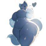 1:1 2025 abnormality_(project_moon) anthro belly big_and_will_be_bad_wolf big_breasts biped breasts canid canine canis cute_fangs digital_drawing_(artwork) digital_media_(artwork) dipstick_tail eyebrows fangs featureless_breasts featureless_crotch female front_view fur glistening grey_body grey_eyes hand_on_hip heart_symbol hi_res huge_breasts huge_hips huge_thighs lightmizano lobotomy_corporation looking_at_viewer low-angle_view mammal markings narrowed_eyes nude nude_female one_eye_closed open_mouth open_smile paw_pose paws pose project_moon scar signature simple_background slightly_chubby slightly_chubby_anthro slightly_chubby_female smile solo standing tail tail_markings teeth thick_thighs white_background wide_hips wolf