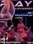 3:4 absurd_res animal_genitalia animal_penis anthro balls belly_tattoo big_breasts blender_cycles breasts dancing electronics english_text equine_genitalia equine_penis female fictional_magazine_cover genitals group gun gynomorph handgun haolde hi_res huge_breasts intersex looking_at_viewer lovander microphone nightclub nipples nude pal_(species) palworld penis pocketpair pole pole_dancing ranged_weapon revolver tattoo text vulva weapon