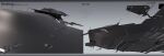  3d absurdres attack_ship_(eve_online) barghest_(eve_online) battleship_(eve_online) caldari_state_(eve_online) close-up commentary copyright_logo copyright_name dated_commentary emblem english_text eve_online glint grey_background grey_theme highres kaspercohen_(kasper_hansen) logo maya_(medium) military_vehicle mordu&#039;s_legion_command_(eve_online) multiple_views no_humans photoshop_(medium) radio_antenna realistic science_fiction spacecraft tackler_(eve_online) vehicle_focus vehicle_name 