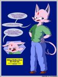  3:4 absurd_res anthro bodily_fluids canid canine clothed clothing digital_drawing_(artwork) digital_media_(artwork) eeveelution english_text espeon estung_venizee_neon_(flamberry) flamberry_(artist) fur gem generation_2_pokemon hi_res ibispaint_(artwork) male mammal nintendo open_mouth pink_body pink_fur pokemon pokemon_(species) purple_eyes simple_background solo sweat tail teeth text worried_face 