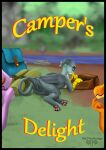 2024 anthro avian backpack beak black_border blue_bag blue_eyes border brown_bag butt camping claws comic cover cover_art cover_page curled_tail detailed_background dirt dragon facial_horn feathers female female/female female_focus feral fingers fluffy fluffy_chest fluffy_tail friendship_is_magic fur gabby_(mlp) grass grey_body group gryphon hair hand_on_chin hasbro hi_res hiding horn licking licking_lips long_tail looking_at_another looking_down lying lying_on_ground male male/female mik3thestrange my_little_pony mythological_avian mythological_creature mythological_scalie mythology nose_horn obscured_genitals obscured_pussy on_front on_ground orange_body pawpads paws plant ponytail purple_body rear_view river river_bank rock scales scalie signature sleeping_bag smolder_(mlp) snout solo_focus spike_(mlp) tail thinking title title_card tongue tongue_out tree trio wide_eyed wings