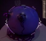 3d_(artwork) anthro areola big_areola big_nipples blueberry_inflation bodily_fluids close_to_bursting digital_media_(artwork) dragon english_text female ferrethazel hi_res huge_areola huge_nipples hyper hyper_areola hyper_nipples inflation inner_monologue lactating leaking leaking_juice muffled_speech mythological_creature mythological_scalie mythology nipples profanity purple_body scalie solo text thinking unusual_bodily_fluids unusual_lactation