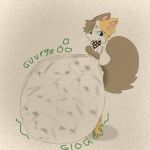1:1 advertisement anthro belly big_belly calico_cat comic domestic_cat endosoma english_text face_imprint felid feline felis hi_res huge_belly imprint liwen liwenenix male male_pred mammal multiple_prey oral_vore safe_vore solo text vore