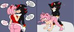amy_rose anthro big_butt breasts butt butt_grab clothing dialogue doggystyle dress duo female from_behind_position hand_on_butt male male/female red_clothing red_dress sega sex shadow_the_hedgehog sonic_the_hedgehog_(series) soulyagami64 speech_bubble