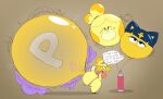 2025 accessory aloha_shirt animal_crossing anthro balloon beeblimp bell bell_accessory big_breasts big_butt black_mouth black_sclera blonde_hair blush bottomwear breasts brown_background brown_clothing brown_footwear brown_shoes butt canid canine canis clothed clothing color_edit colored dialogue digital_media_(artwork) dipstick_tail domestic_dog english_text fart farting_in_balloon female flat_colors footwear hair hair_accessory hairband helium_tank hi_res huge_butt huge_thighs inflatable isabelle_(animal_crossing) jalpunny looking_at_viewer mammal mario_bros markings motion_lines nintendo onomatopoeia open_mouth open_smile panties panties_down partially_clothed pattern_clothing pattern_shirt pattern_topwear pink_clothing pink_panties pink_tongue pink_underwear power_balloon purple_gas red_clothing red_hairband red_shirt red_topwear shih_tzu shirt shoes short_stack side_view simple_background skirt smile smiling_at_viewer solo sound_effects speech_bubble tail tail_markings tan_bottomwear tan_clothing tan_skirt tan_tail_tip teeth text thick_thighs third-party_edit tongue topwear toy_dog underwear underwear_down white_eyes yellow_ears yellow_tail