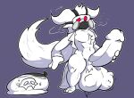 after_vore anthro balls big_balls big_penis bodily_fluids canid canine canis changed_(video_game) clothing coat cock_vore cum cum_transformation dominant dominant_male dr._k_(changed) fatal_vore gas_mask genital_fluids genitals hard_vore lab_coat larger_pred male male/male male_pred male_prey mammal mask muscular muscular_male penile penis penis_grab puro_(changed) questionable_consent red_eyes size_difference steam submissive submissive_male tail topwear transformation unknown_artist unseen_prey vore wearing_mask white_body wolf