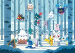  :3 :o alolan_sandshrew archived_source artist_request bare_tree blue_eyes blue_sclera closed_mouth colored_sclera cosmog crossed_arms dot_nose eyelashes floating goomy green_eyes in_tree jigglypuff litten no_humans official_art open_mouth outdoors pikachu pokemon pokemon_(creature) pokemon_focus popplio red_eyes rowlet second-party_source smile sneasel snorunt snover snow snow_sculpture snowing teeth tree tree_stump vanillite yellow_eyes 