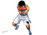  boxing boxing_gloves hajime_no_ippo makunouchi_ippo male_focus manly muscle solo tamtam 