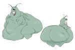  anthro cursed dan_schneider's_fault hi_res inflation male marine nickelodeon obese overweight overweight_male plankton_(species) sheldon_j._plankton solo spongebob_squarepants unknown_artist what what_has_science_done why 