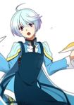  apron bad_id bad_pixiv_id male_focus mikleo_(tales) moichobi plate solo tales_of_(series) tales_of_zestiria white_hair 