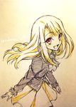  bad_id bad_pixiv_id bangs colored_pencil_(medium) fate/stay_night fate_(series) illyasviel_von_einzbern solo takeluuu traditional_media 