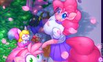  0r0ch1 amy_rose anthro babs_bunny bento breasts burger clothing crossover earth_pony eating equine fan_character female flower food friendship_is_magic grin hedgehog horse jacket lagomorph looking_at_viewer lunch mammal mimi my_little_pony patreon petals pinkie_pie_(mlp) plant pony rabbit school_uniform shirt skirt smile sonic_(series) sonic_the_hedgehog tiny_toon_adventures uniform warner_brothers 