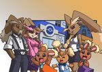  bittenhard buneary cream_the_rabbit facial_hair family female lopunny male mustache nintendo pok&eacute;mon sonic_(series) video_games 