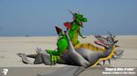  2009 3d anal balls cgi digital_media_(artwork) dracorex dragon duo greldon happy happy_sex male male/male rangarig rangarig_rex riding scalie sex smile tiny_wings wings 