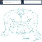  abs anthro balls biceps big_balls big_muscles canine duo fox fur hyper hyper_muscles jonathan_(character) juano male mammal muscular nude pecs penis sheath sitting stephen these_aren&#039;t_my_glasses wolf 
