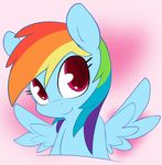  arianfis cute equine female feral friendship_is_magic grumblepluck hair horse looking_at_viewer mammal multicolored_hair my_little_pony pegasus pony rainbow_dash_(mlp) solo vector wings 