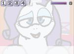  animated banned_from_equestria bedroom_eyes dialogue equine female feral first_person_view friendship_is_magic half-closed_eyes horn horse looking_at_viewer male male/female male_pov mammal my_little_pony pokehidden pony pussy rarity_(mlp) sex straddling text unicorn 