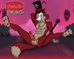  are_you_ready butt cane canine cheesecaked crossover disney doctor_facilier face_paint foulfellow fox hat honest_john logo magic mammal nude penis pinocchio_(movie) spread_legs spreading text the_princess_and_the_frog voodoo 