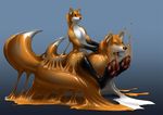  canine fox latex_(artist) mammal melting rubber smelly sticky 
