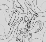 anthro bodily_fluids chucklefish cum cum_drip cum_on_face dripping dripping_penis electronics felid feline for_a_head fur genital_fluids genitals guide_lines hi_res male mammal mechit monochrome neoncityrain object_head pawpads paws penetration penis restrained restrained_by_tentacles screen screen_face screen_head sex solo starbound television tentacle_penetration tentacle_sex tentacles tv_head