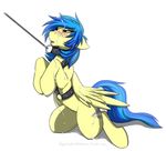  2015 butt cassius_(artist) collar cum cum_on_face equine fan_character female feral harness horse leash mammal my_little_pony pegasus silvia_windmane solo wings 