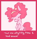  border braces cub cute cutie_mark dialogue earth_pony equine fabulousjitterbug female friendship_is_magic hair hi_res horse mammal my_little_pony pink_hair pink_skin pinkie_pie_(mlp) pony young 