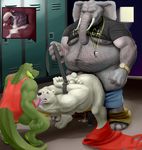  2015 alligator anal anal_penetration anthro arms_tied bdsm bear belly belt bent_over black_nose blush body_hair bondage bound boxers_(clothing) butt chubby clothed clothing coach cum cum_in_ass cum_inside cum_on_face cumshot cutaway digital_media_(artwork) dripping elephant english_text erection eye_contact eyes_closed feet fur gator_(artist) green_scales group group_sex hairy hands_behind_back inside internal larger_male licking light_bondage locker locker_room male male/male mammal moobs muscular navel nipples open_mouth oral orgasm overweight pants pants_down partially_clothed penetration penis penis_lick polar_bear reptile restrained scales scalie scar sex shirt shirt_lift size_difference smaller_male spitroast standing tapering_penis teeth text threesome tongue tongue_out trunk tusks underwear underwear_aside underwear_down vein watch whistle white_fur wrestler wrestling_singlet yellow_eyes 