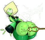  ahegao anal butt gem_(species) humanoid peridot_(steven_universe) presenting presenting_hindquarters pussy rear_view steven_universe unseen_character 
