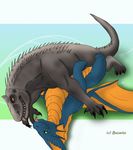  ambiguous_gender becaria claws dinosaur dragon duo indominus_rex jurassic_park jurassic_world saliva sex teeth tongue tongue_out 