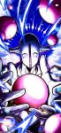  2others absurdres bobbles bowler_hat english_commentary hat highres humanoid_robot jojo_no_kimyou_na_bouken jojolion multiple_others no_humans noonvincent other_focus robot soft_&amp;_wet sparkle stand_(jojo) upper_body wonder_of_u 